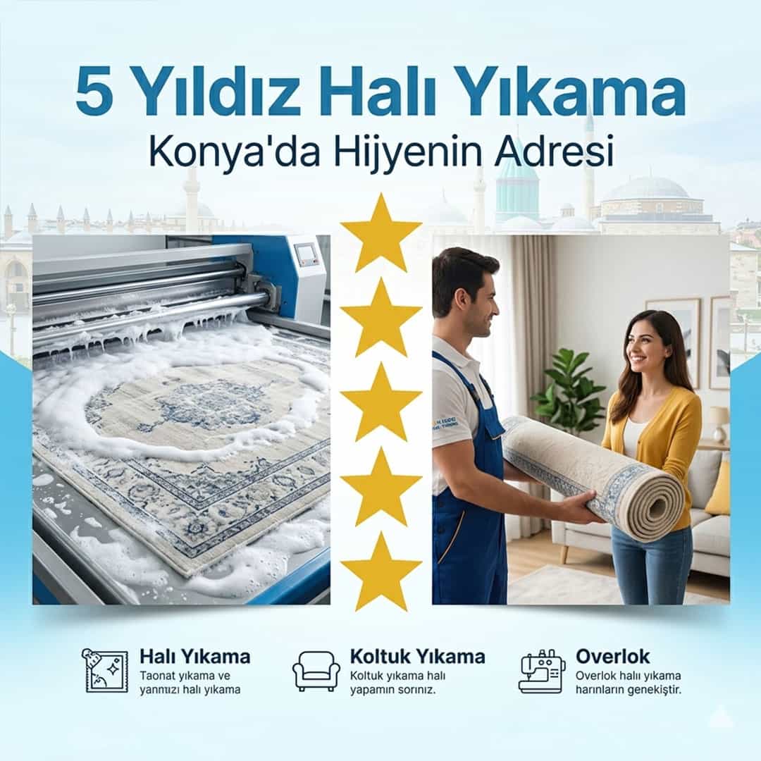 5 Yıldız Temizlik - Konya Halı Yıkama Tesisi